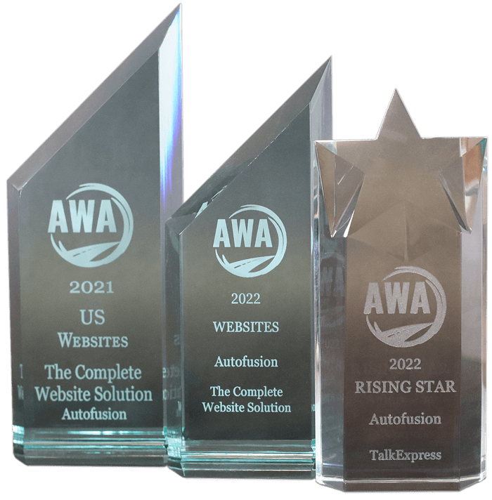 Autofusion AWA Award - US Website