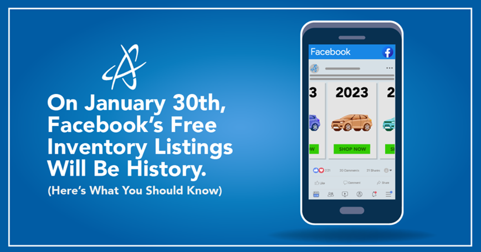 Facebook Inventory & Marketplace Is Ending January 2023.